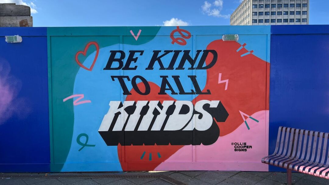 Be Kind by OLI COOPER, West Gate, Harvey Centre Entrance