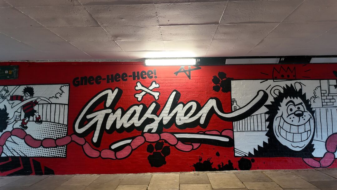 Beano x MurWalls by MurWalls, Southern Way Underpass