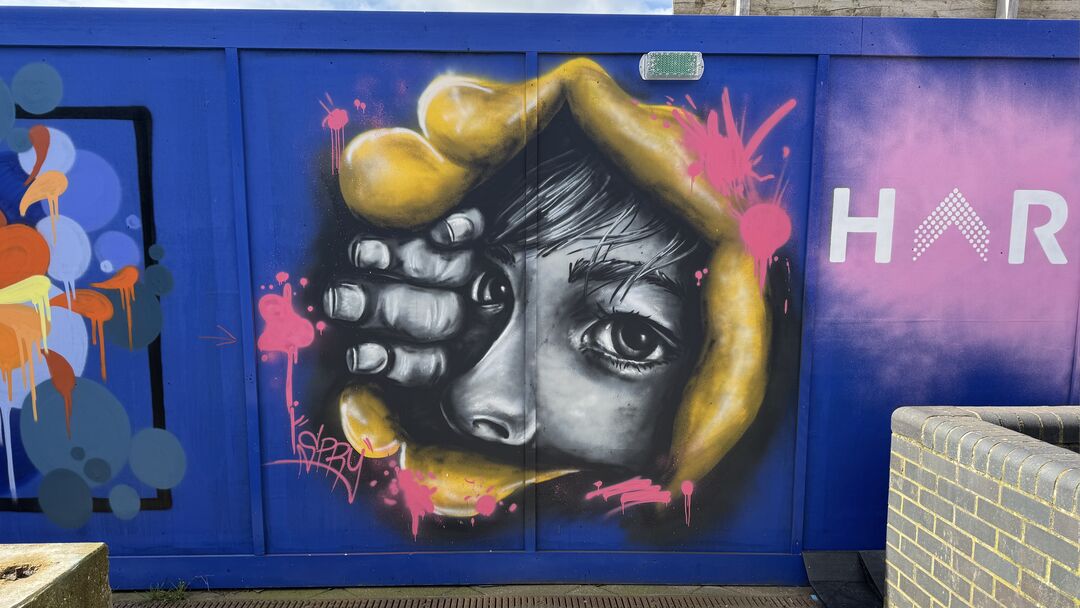 Breaking Into Harlow by SPRY DESIGN, West Gate, Harvey Centre Entrance