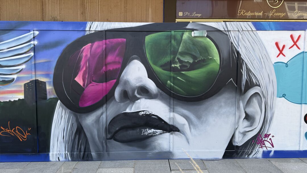 Chromatic Divide by GORDON LANDSBURGH, Harlow Town, Market Square