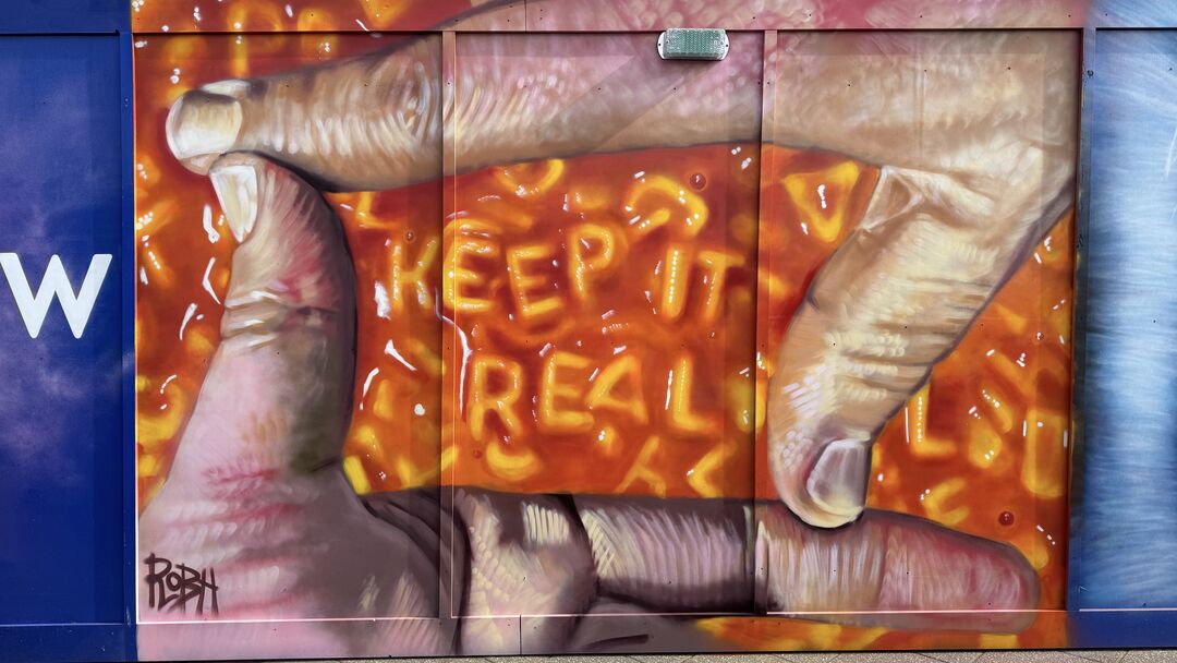 Keep It Real by ROB HILKEN, West Gate, Harvey Centre Entrance