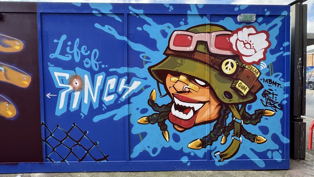 Life of FINCH by ARTJAZ, West Gate, Harvey Centre Entrance