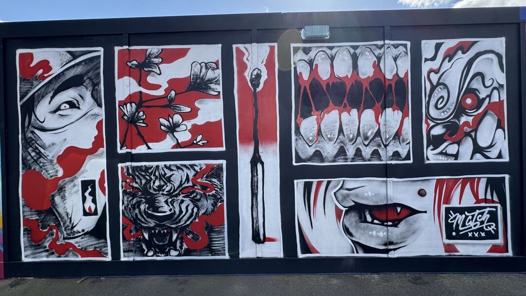 Red by KEO MATCH, Harlow Town, West Gate