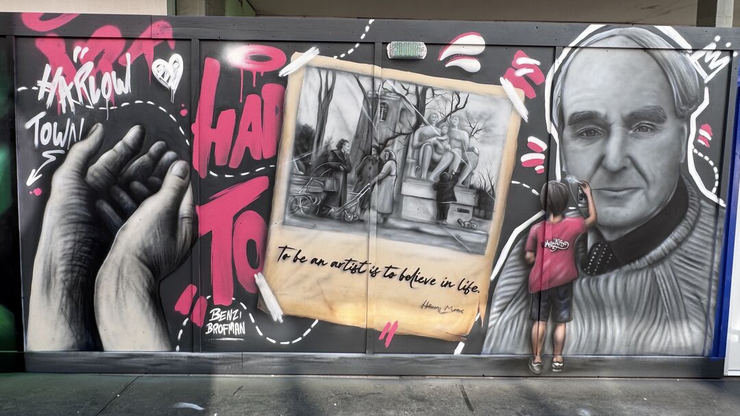 The Art of Hope by BENZI BROFMAN, Harlow Town, East Gate