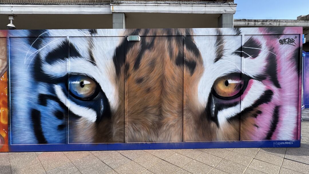 Tiger Man by GNASHER, West Gate, Harvey Centre Entrance